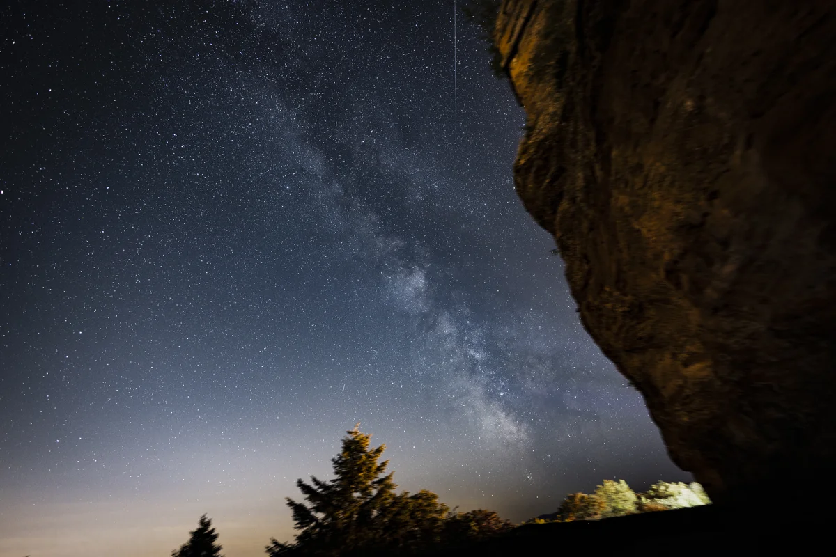 La falaise et la galaxie